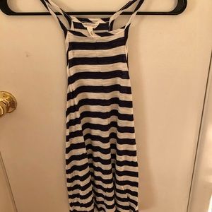 Aeropostale blue and white tank